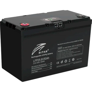 Акумуляторна батарея Ritar 25.6V 50AH (LFP25.6V50AH G1) AGM изображение 1
