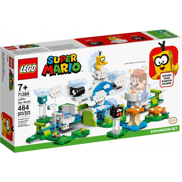 Конструктор LEGO Super Mario Додатковий набір «Небесний світ лакіту» 484 деталей (71389) - изображение 1