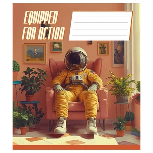 Зошит Школярик Equipped for action 36 аркушів клітинка (036-3519K) зображення 1