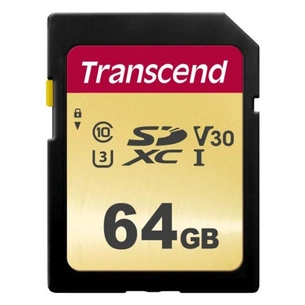 Карта пам'яті Transcend 64GB SDXC class 10 UHS-I (TS64GSDC500S) зображення 1