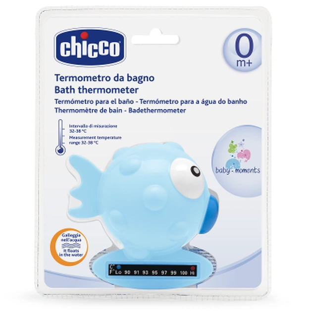 Термометр для води Chicco Рыбка голубой (06564.20) - зображення 1