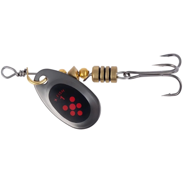Блесна X-Fish Dark Side 2.5g 1 Nikel black orange (1917.07.27) - изображение 1