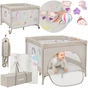 Дитячий манеж Lionelo MILLE PLUS GREY BEIGE (LO-MILLE PLUS GREY BEIGE) - зменшене зображення 7