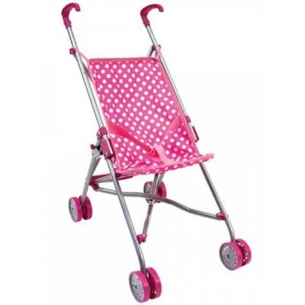 Коляска для ляльок Bino Прогулка розовая (82913) зображення 1
