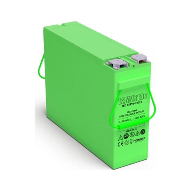 Батарея до ДБЖ MONBAT 12V-100Ah, AGM FRONT TERMINAL (12MVR100) - зображення 1