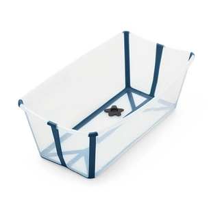 Ванночка Stokke Flexi Bath XL Складна Прозора Синя (535902) зображення 1