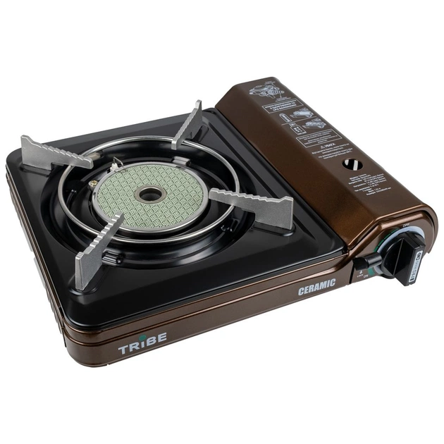 Портативна газова плитка Tribe Ceramic Brown (T-HD-0004-brown) - picture 2
