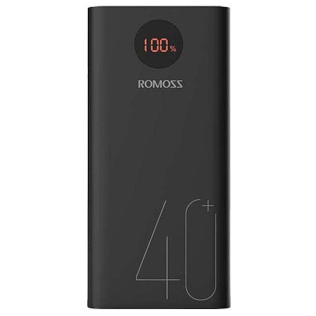 Універсальна мобільна батарея Romoss PEA40 40000mAh 22.5W Black (PEA40-152-2111H) - зображення 1