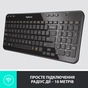 Клавіатура Logitech K360 Wireless UA Black (920-003080) - зменшене зображення 4