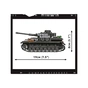 Конструктор Cobi Company of Heroes 3 Танк Panzer IV, 610 деталей (COBI-3045) - зменшене зображення 6