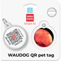 Адресник для тварин WAUDOG Smart ID з QR паспортом "Марс", коло 30 мм (230-4031) - зменшене зображення 5