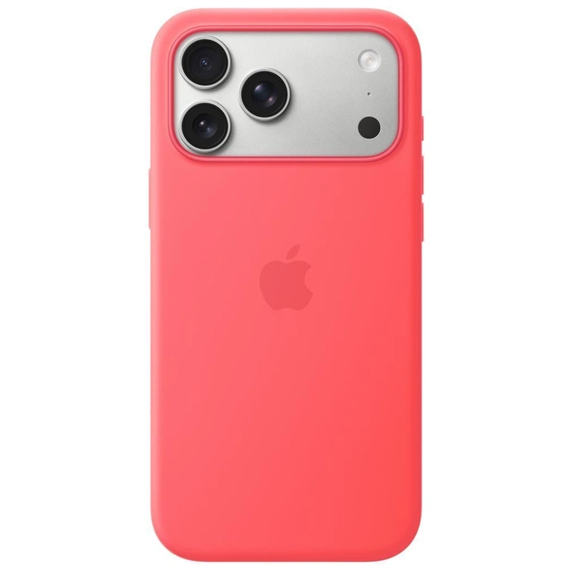 Чохол до мобільного телефона Apple Silicone Case with MagSafe iPhone 17 Pro Max Bright Guava (A3560) (MHW64ZM/A) - зображення 1