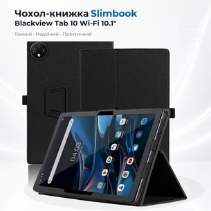 Чохол до планшета BeCover Slimbook Blackview Tab 10 Wi-Fi 10.1" Black (715844) зображення 1
