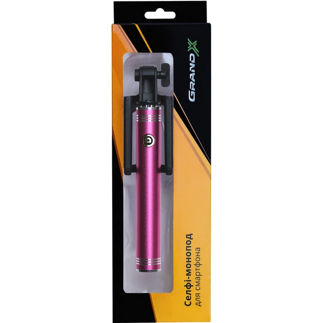 Монопод для селфі Grand-X Metallic 3,5 U-крепление 170-750мм Pink (M35UP) - picture 8