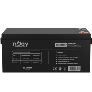 Акумуляторна батарея Njoy GE25012KF 12V 250AH (BTVGCBEOGHYKFCW01B) GEL зображення 1
