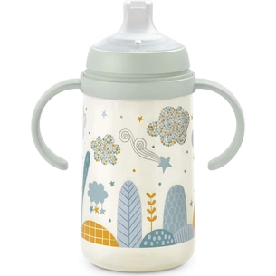 Поїльник-непроливайка Suavinex Dreams з силіконовим носиком, 270 мл, +6 місяців, зелена (308291) зображення 1