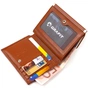 Гаманець Canpellini З натуральної шкіри флотар Коричневий (21811) - зменшене зображення 6