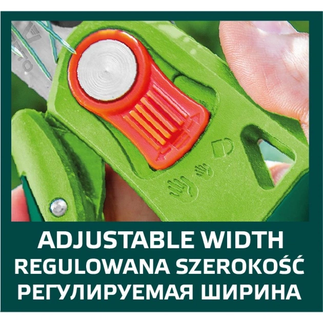 Секатор Verto с наковаленкой, регулировкой ширины (15G203) - изображение 3