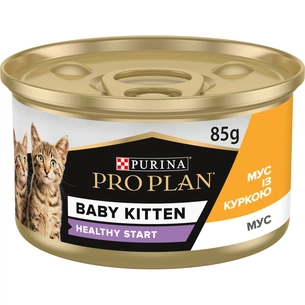 Вологий корм для кішок Purina Pro Plan Baby Kitten З куркою 85 г (8445290673718) зображення 1