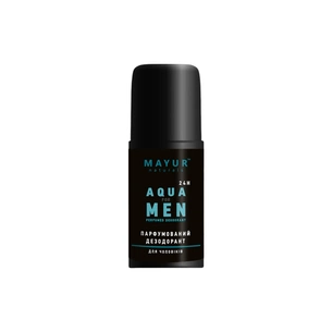 Дезодорант Mayur Aqua For Men Парфюмированный для мужчин 50 мл (4820230954883) изображение 1