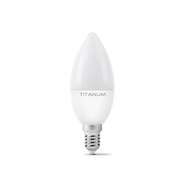 Лампочка TITANUM C37 6W E14 3000K (TLС3706143) - зображення 1