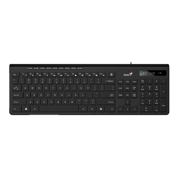 Клавіатура Genius SlimStar 230II USB UA Black (31310048406) - зображення 1