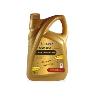 Моторна олива TEDEX SYNTHETIC (MS) MOTOR OIL 0W20 - 4л зображення 1