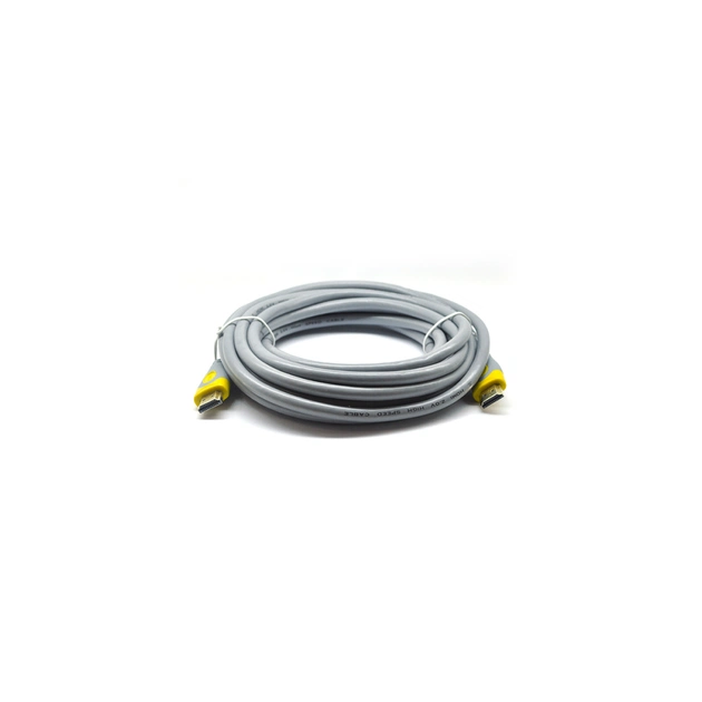 Кабель мультимедійний HDMI M to HDMI M 10.0m v2,0 Grey V-LINK (YT-HDMI(M)/(M)HSV2.0-10m) - изображение 1