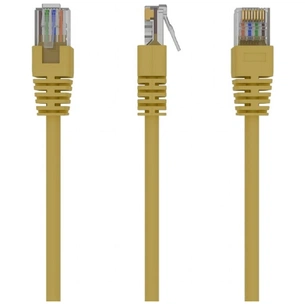 Патч-корд 3м UTP cat 5е CCA Cablexpert (PP12-3M/Y) зображення 1