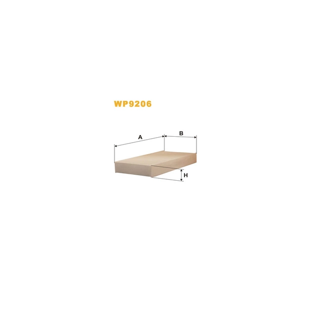 Фільтр салону Wixfiltron WP9206 - зображення 1