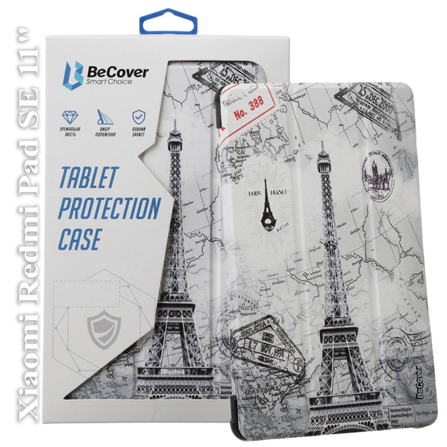 Чохол до планшета BeCover Smart Case Xiaomi Redmi Pad SE11" Paris (709873) - изображение 1