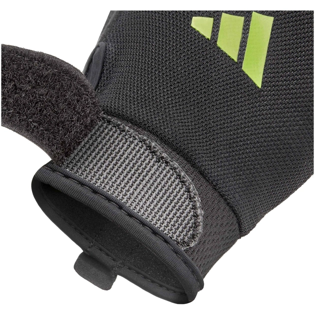 Рукавички для фітнесу Adidas Essential Training Gloves ADGB-15003GN чорний, зелений L (885652025973) - picture 3