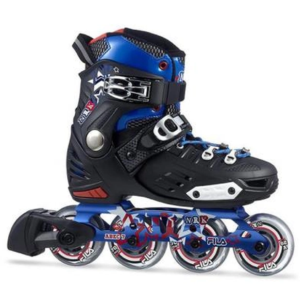 Роликові ковзани Fila 010618056 NRK JUNIOR BLACK/BLUE/RED M35 2018 (8026473395261) - зображення 1