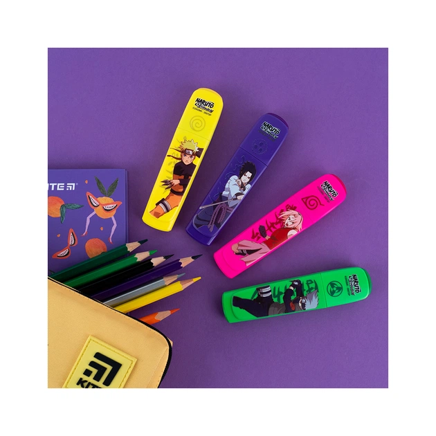 Набір маркерів Kite Highlighter Naruto, набір з 4-х кольорів (NR24-444) - picture 5