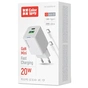 Зарядний пристрій ColorWay C101A GaN Mini 20W PD PPS USB-C + USB-A QC4.0 + cable USB-C to USB-C black (CW-CHS062PDC-WT) - уменьшенное изображение 6