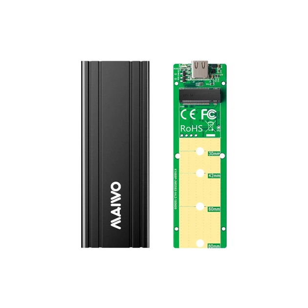 Кишеня зовнішня Maiwo M.2 SSD NVMe (PCIe) USB3.1 GEN2 Type-C (K1686P) - picture 4