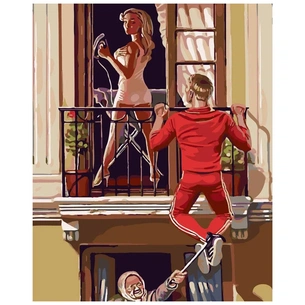 Картина по номерам Strateg Спіймали на гарячому 40х50 см (SY6168) зображення 1