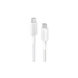 Дата кабель USB-C to USB-C 0.9m nylon 322 white Anker (A81F5H21/A81F5G21) - зменшене зображення 1
