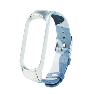 Ремінець до фітнес браслета XoKo Ремінець ХоКо Сamo Premium Band для Xiaomi Mi band 5 Blue (XK-M5-CMBl) зображення 1