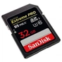 Карта пам'яті SanDisk 32GB SDHC Class10 UHS-I V30 4K Extreme Pro (SDSDXXG-032G-GN4IN) - зменшене зображення 2