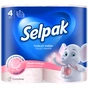 Туалетний папір Selpak Perfumed Пудра 3 шари 4 рулони (8690530065482) - зменшене зображення 1