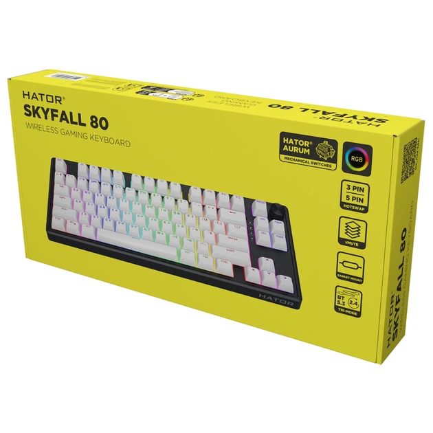 Клавіатура Hator Skyfall 80 Wireless Black/White (HTK3180UA) - picture 7