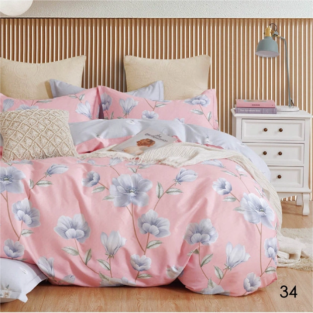 Постільна білизна Isleep двоспальна Сатин Twill 34 (34_dv_Isleep) - изображение 1