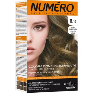 Фарба для волосся Brelil Numero 8.10 - Light Ash Blonde 140 мл (8011935081318) зображення 1