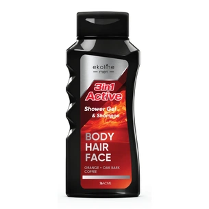 Гель для душа Acme Color EkoLine Men 3 In 1 Active Shower Gel & Shampoo 400 мл (4823115508089) изображение 1