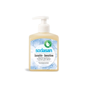 Рідке мило Sodasan органічне Sensitive для чутливої та дитячої шкіри 300 мл (4019886075367) зображення 1