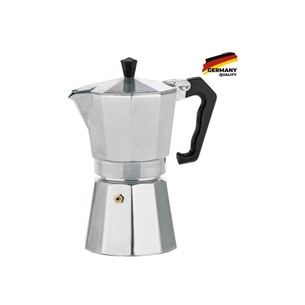 Гейзерна кавоварка Kela Italia 150 мл 3 Cap Silver (10590) зображення 1