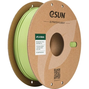 Пластик для 3D-принтера eSUN ePLA-Matte, 1,75мм, 1кг, green matcha (ePLA-Matte-P175MAG1) зображення 1