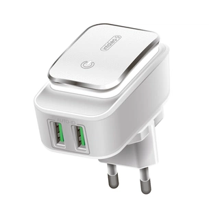 Зарядний пристрій Intaleo TCL242 (2USB2.4A) (white) (1283126481130) зображення 1