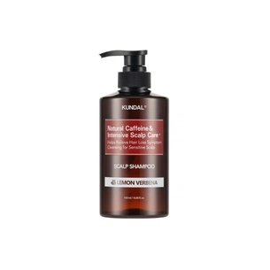 Шампунь Kundal Natural Caffeine & Intensive Scalp Care Shampoo Lemon Verbena Від випадіння волосся 500 мл (8809693252381) зображення 1